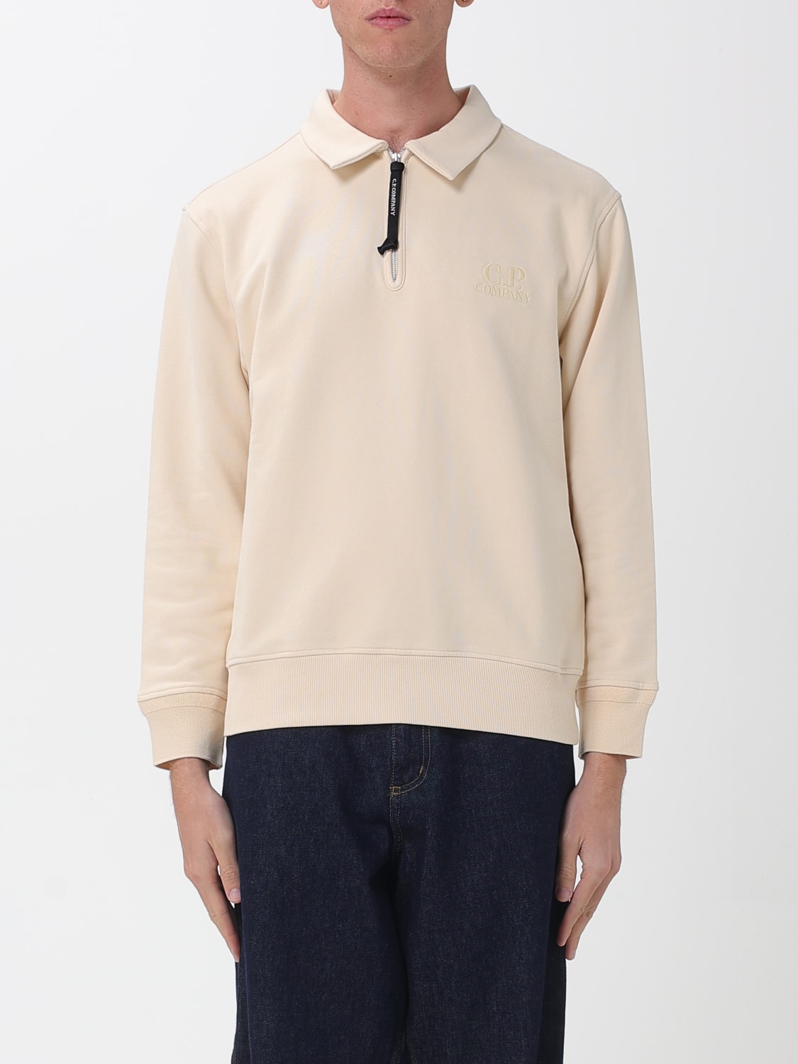 C.P. COMPANY 폴로 셔츠: 스웨터 남성 C.P. Company, 크림 - Img 1