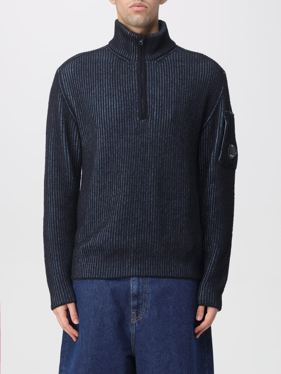 C.P. COMPANY PULL: Pull homme C.P. Company, Bleu - Img 1