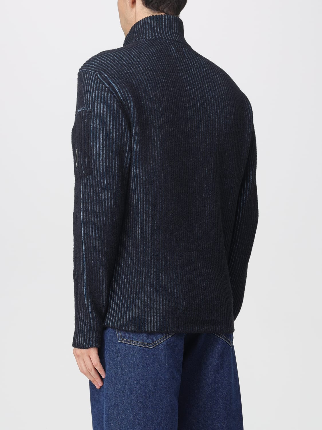 C.P. COMPANY PULL: Pull homme C.P. Company, Bleu - Img 3
