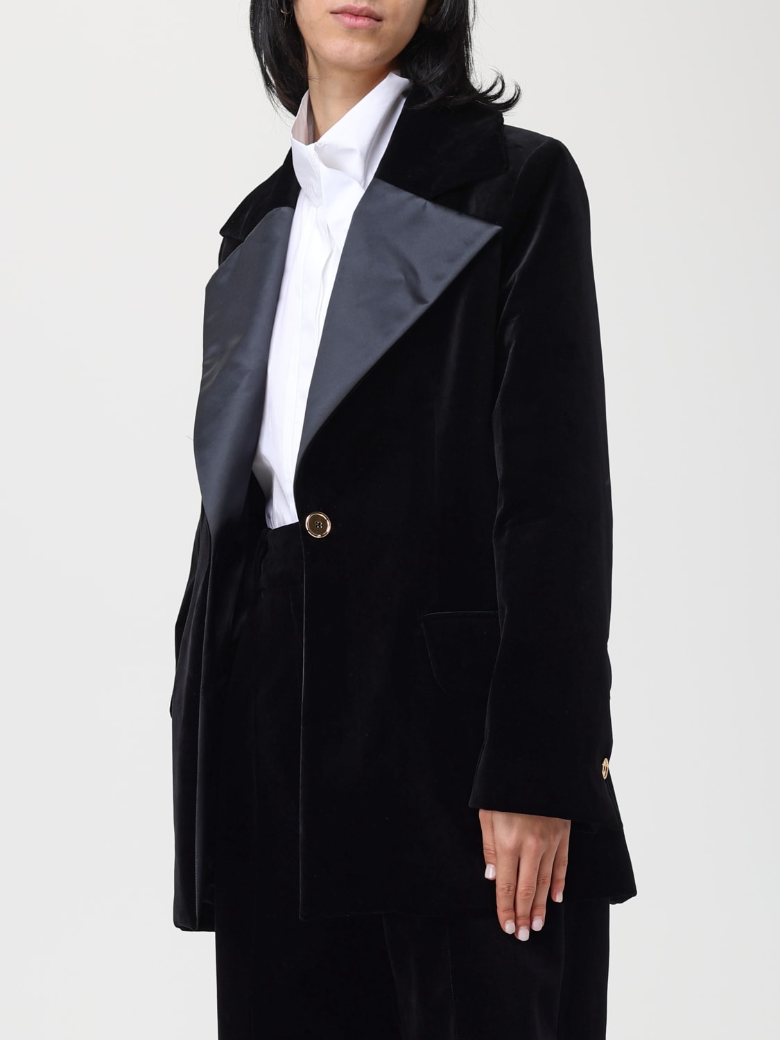 PATOU VESTE: Blazer femme Patou, Noir - Img 4