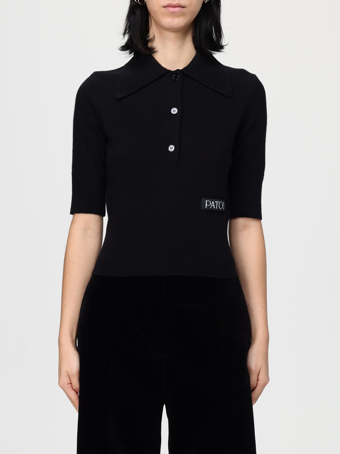 PATOU POLO: Pullover damen Patou, Schwarz - Img 1