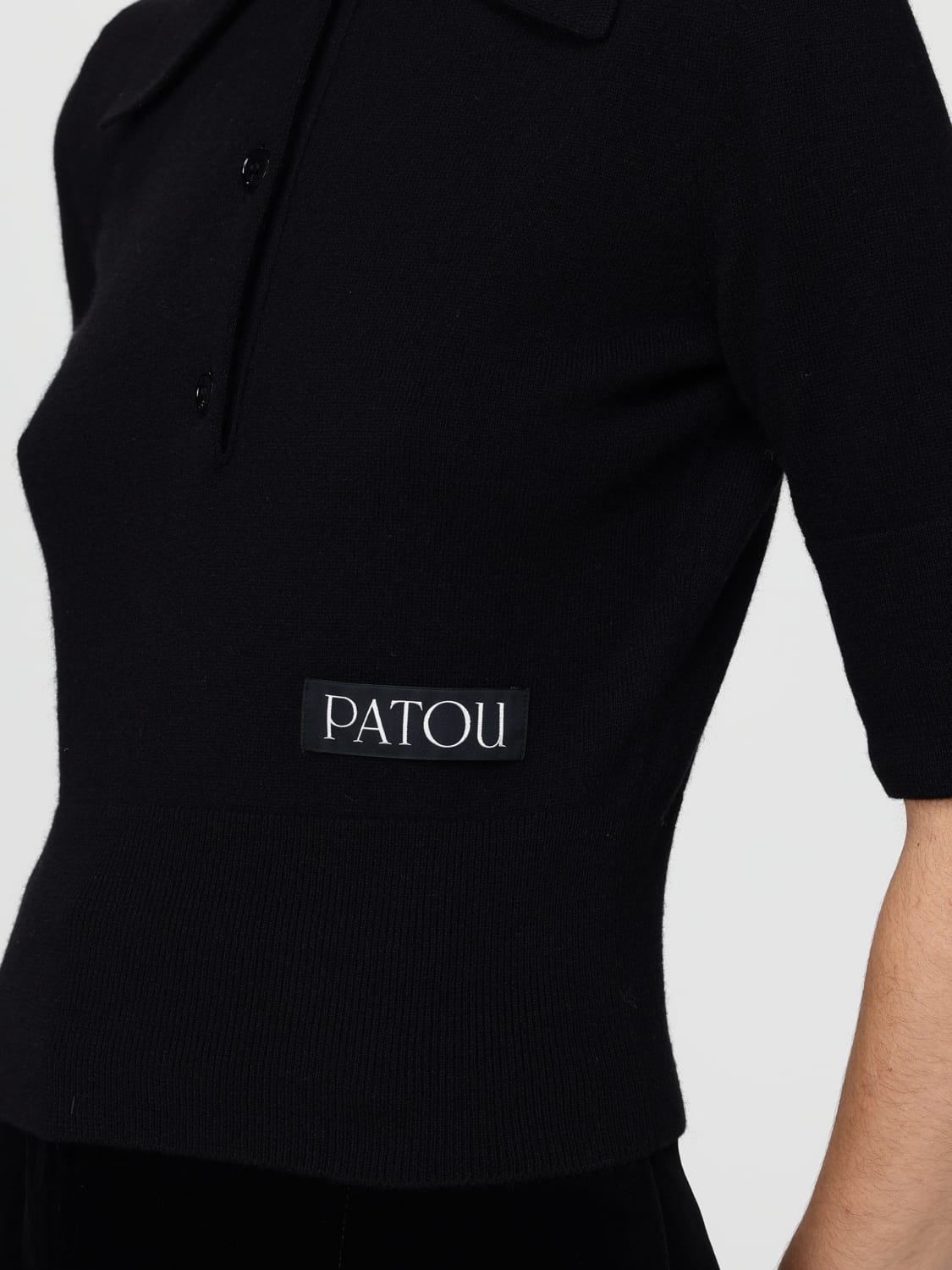 PATOU POLO: Pullover damen Patou, Schwarz - Img 4