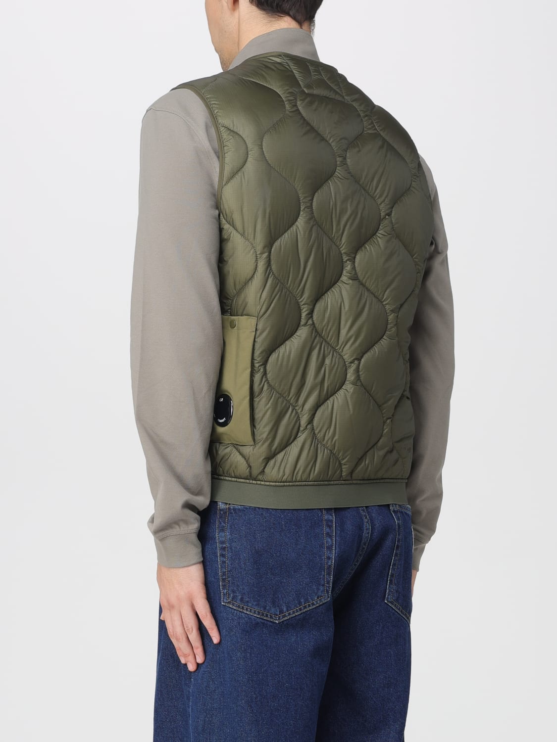 C.P. COMPANY SUIT VEST: Jacket men C.P. Company, Green - Img 3