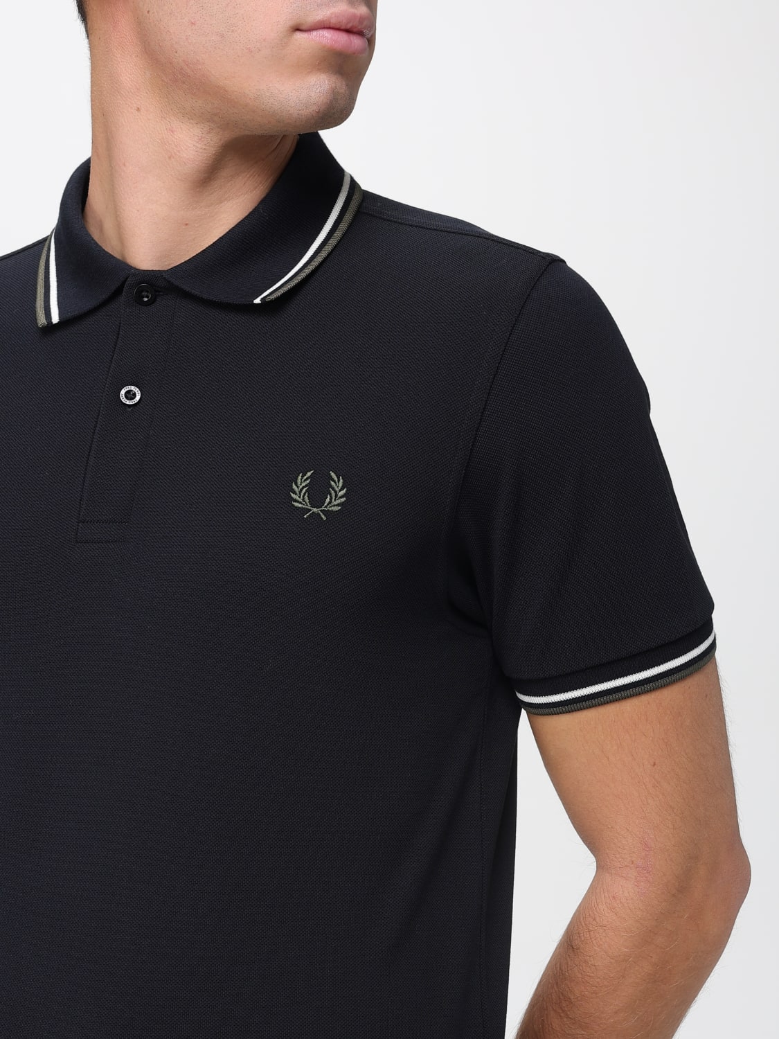 FRED PERRY POLO: T-shirt homme Fred Perry, Noir - Img 3