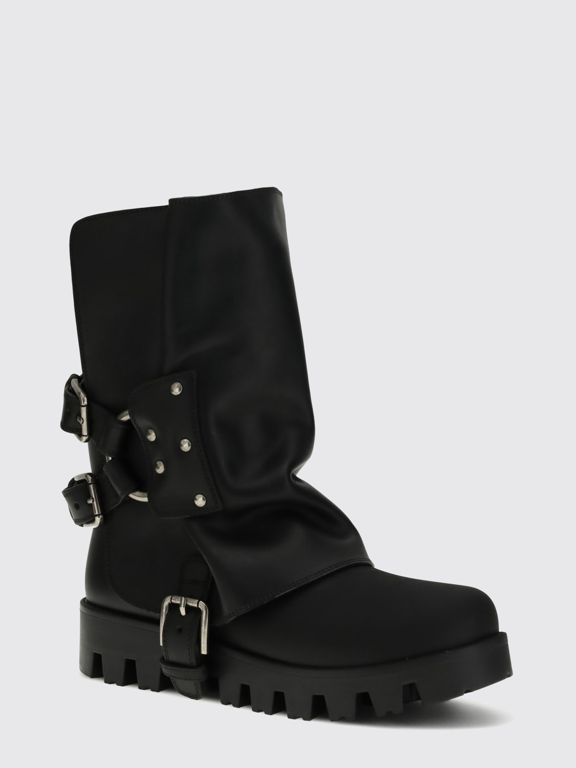 DOLCE & GABBANA BOOTS: Flat ankle boot woman Dolce & Gabbana, Black - Img 2