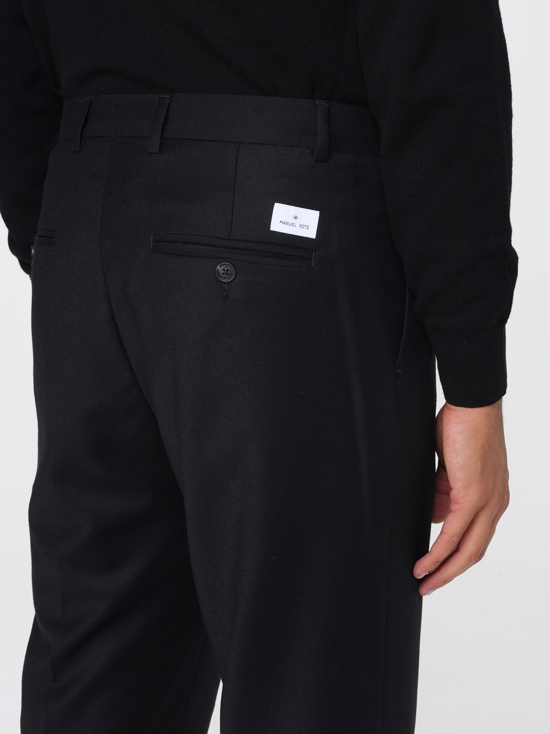 MANUEL RITZ PANTALONES: Pantalones hombre Manuel Ritz, Negro - Img 3