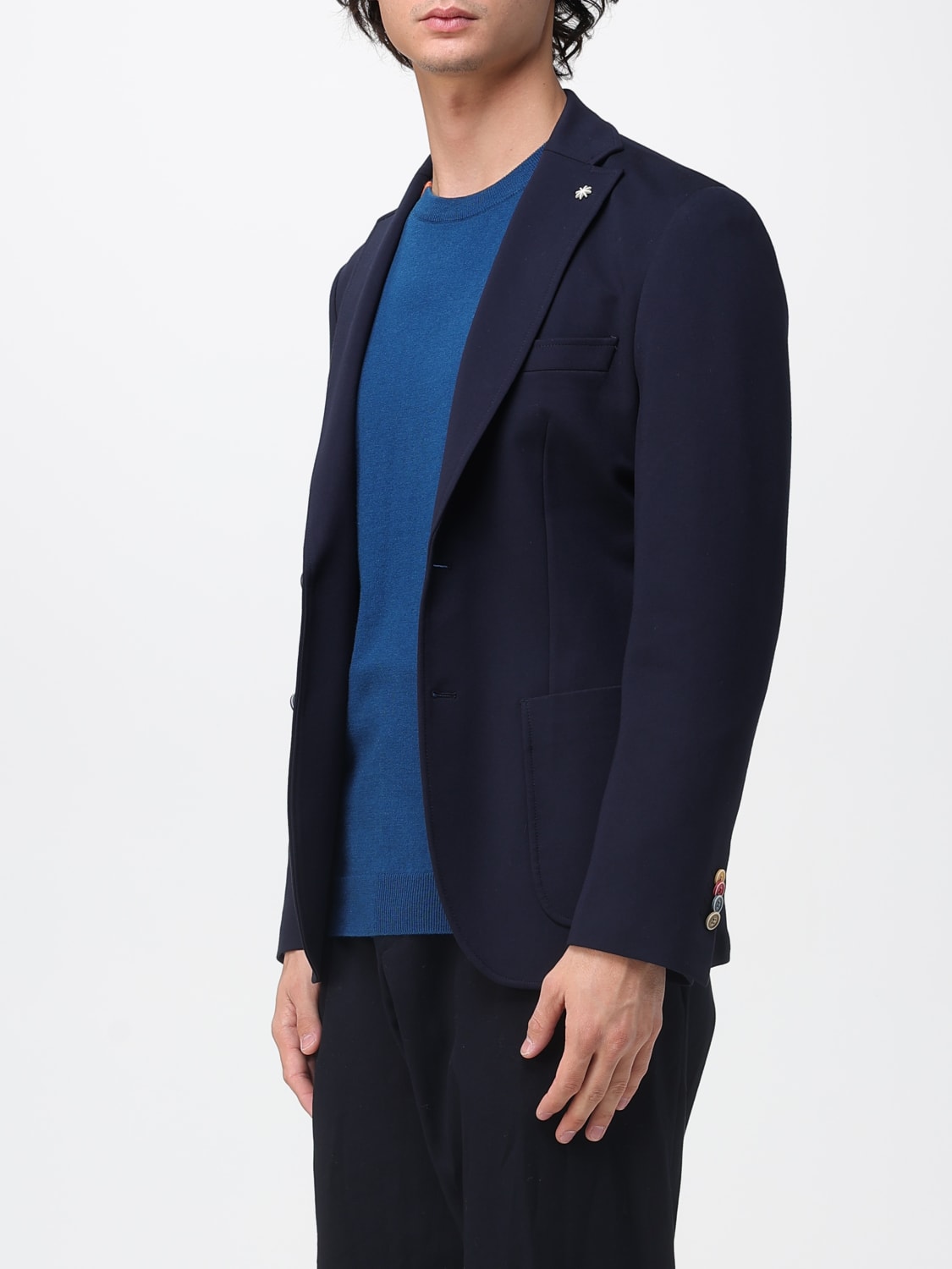 MANUEL RITZ JACKET: Jacket men Manuel Ritz, Blue - Img 3