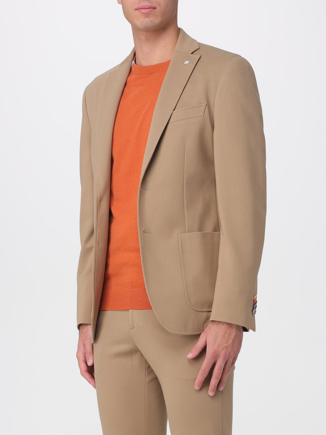 MANUEL RITZ JACKET: Jacket men Manuel Ritz, Camel - Img 4