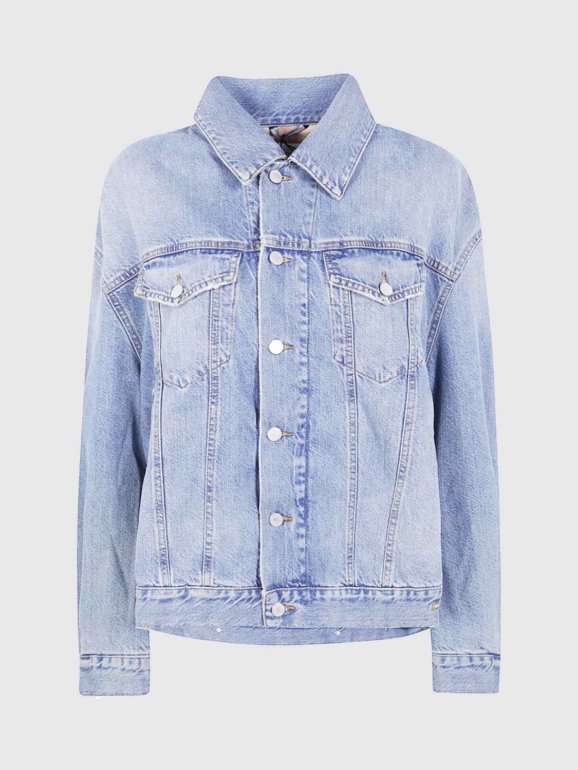 HAIKURE GIACCA: Giubbotto Haikure in misto cotone , Denim - Img 1