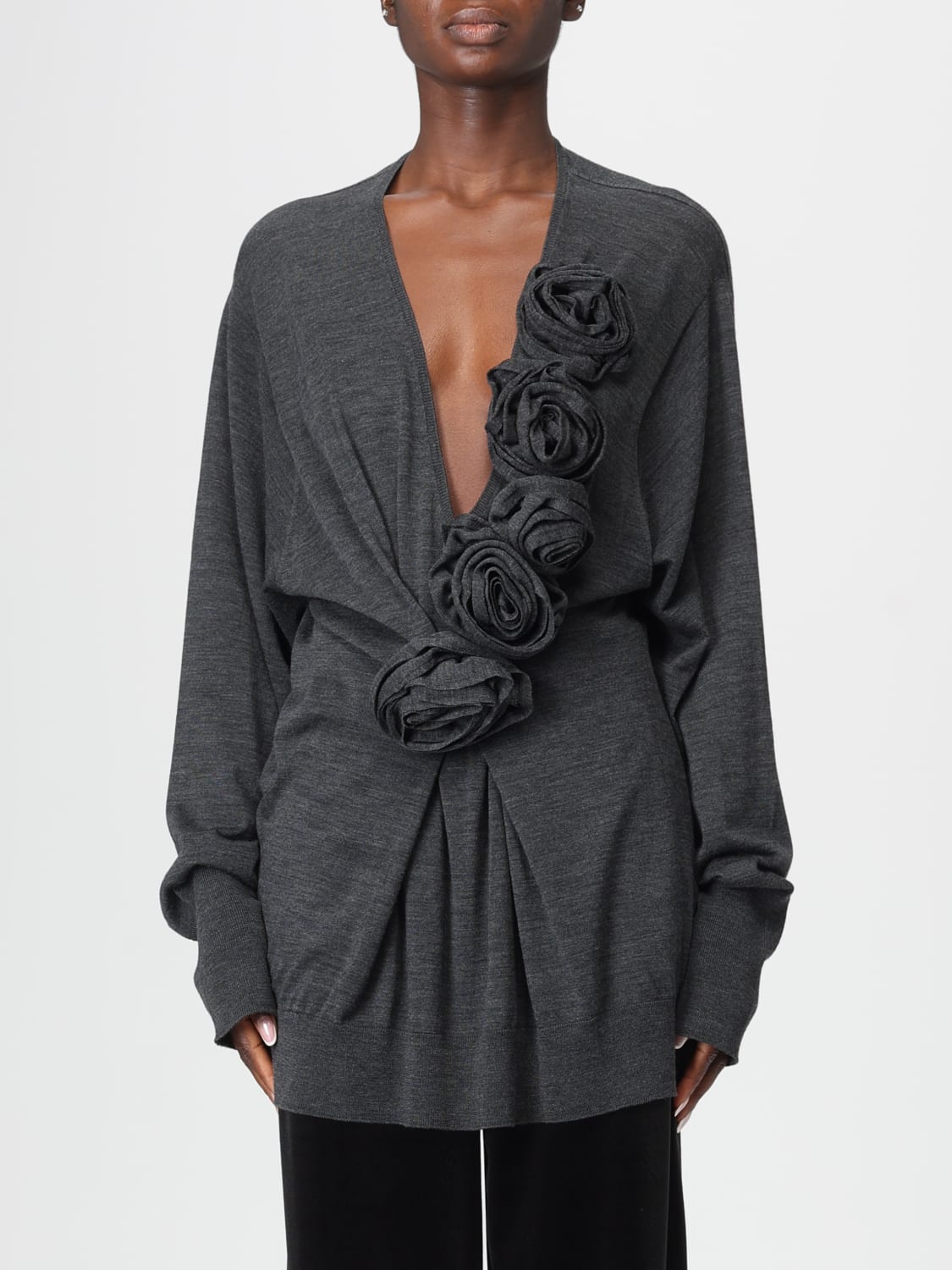 ALBERTA FERRETTI PULLOVER: Pullover damen Alberta Ferretti, Grau - Img 1