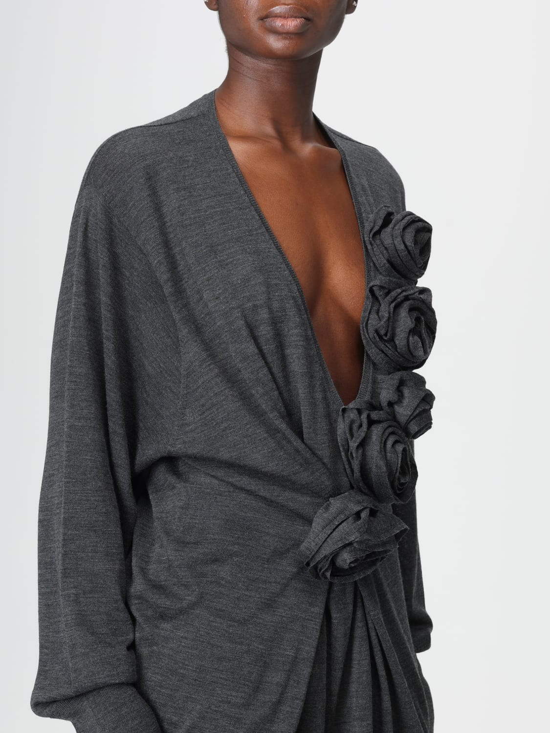 ALBERTA FERRETTI PULLOVER: Pullover damen Alberta Ferretti, Grau - Img 5