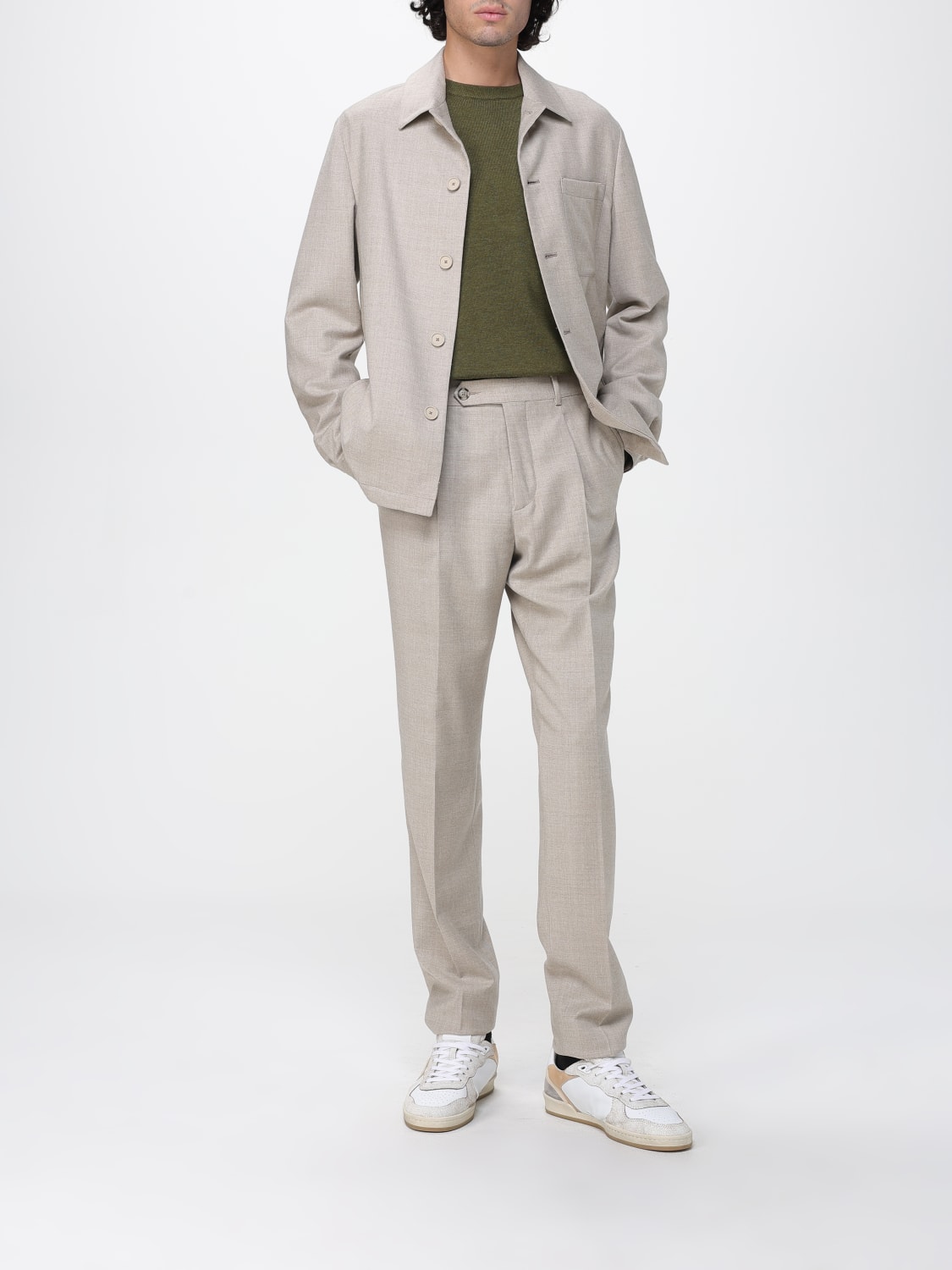 MANUEL RITZ JACKET: Jacket men Manuel Ritz, Beige - Img 2