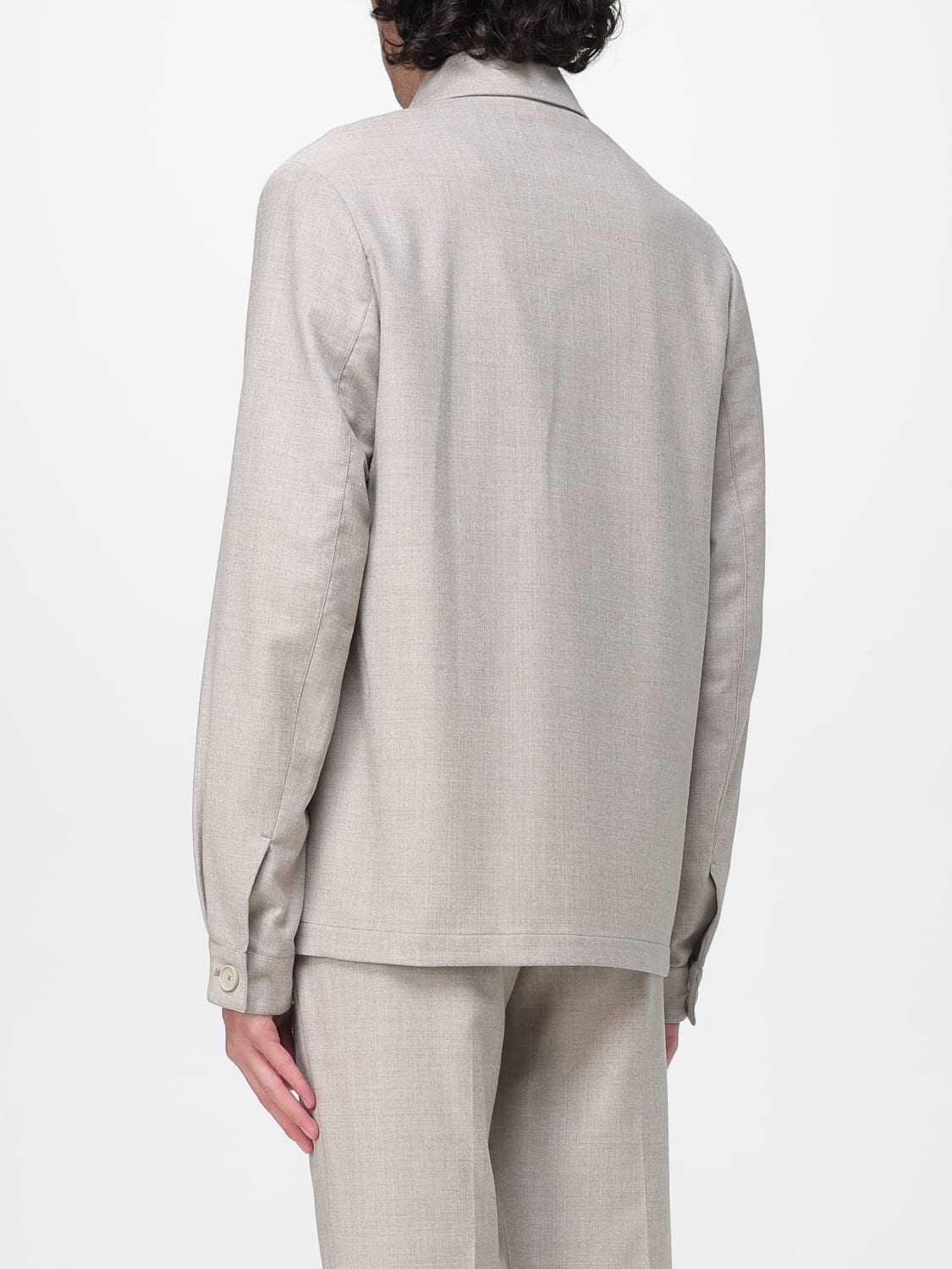 MANUEL RITZ JACKET: Jacket men Manuel Ritz, Beige - Img 3