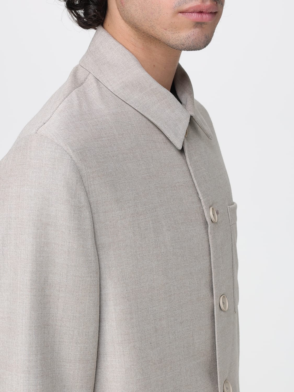 MANUEL RITZ JACKET: Jacket men Manuel Ritz, Beige - Img 5