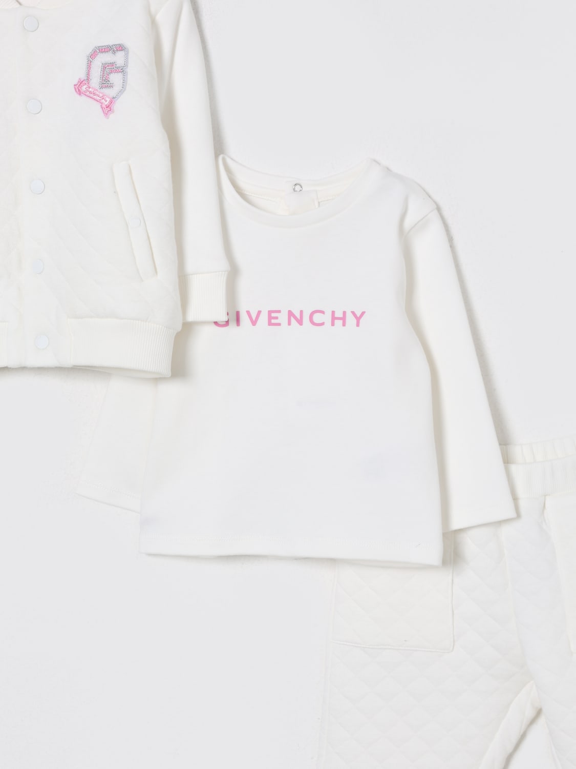 GIVENCHY PELELE: Pelele niños Givenchy, Blanco - Img 3