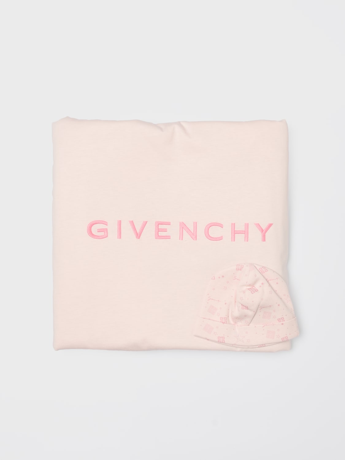 GIVENCHY BLANKET: Blanket kids Givenchy, Pink - Img 1