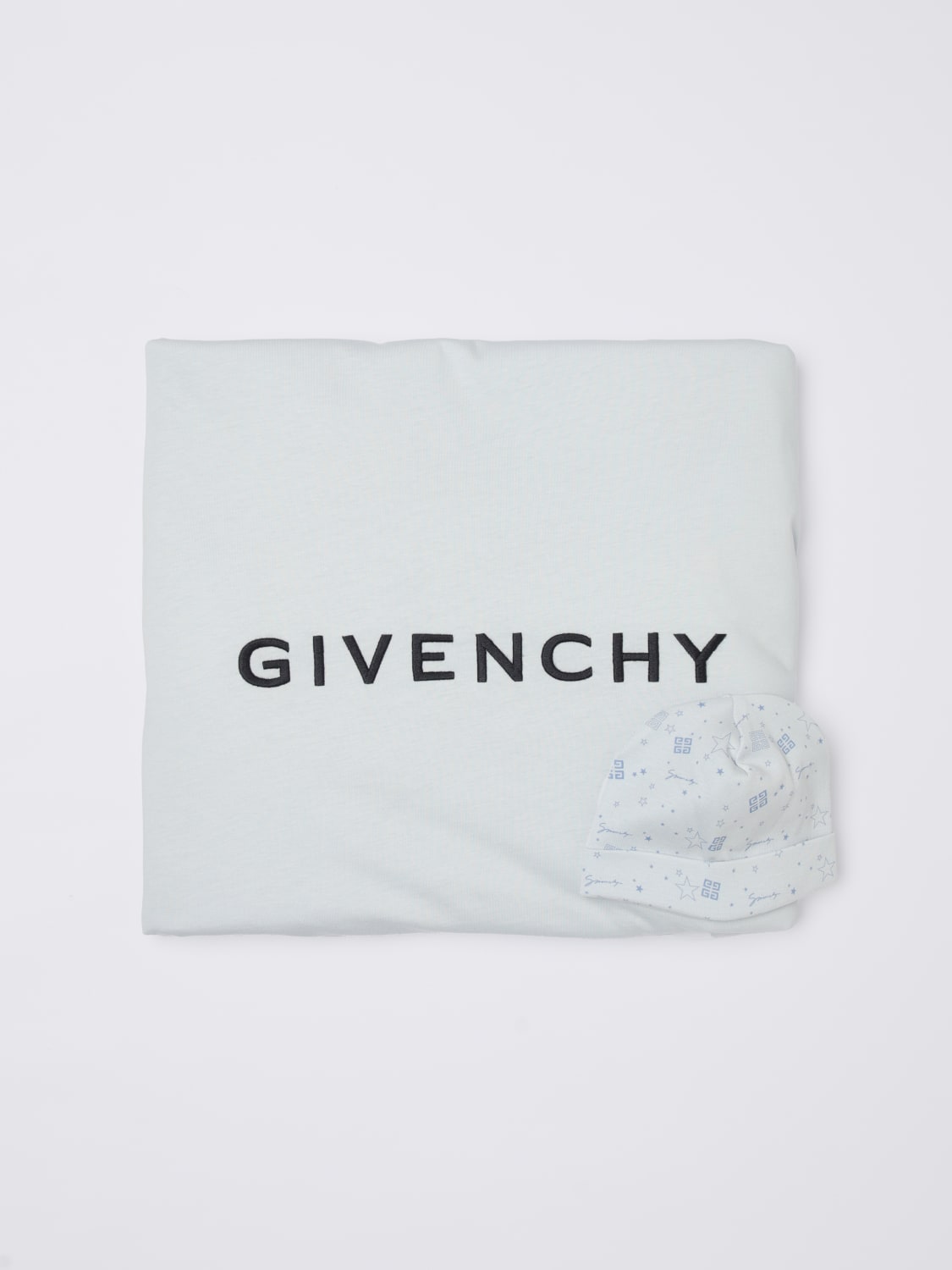 GIVENCHY DECKE: Decke kinder Givenchy, Hellblau - Img 1