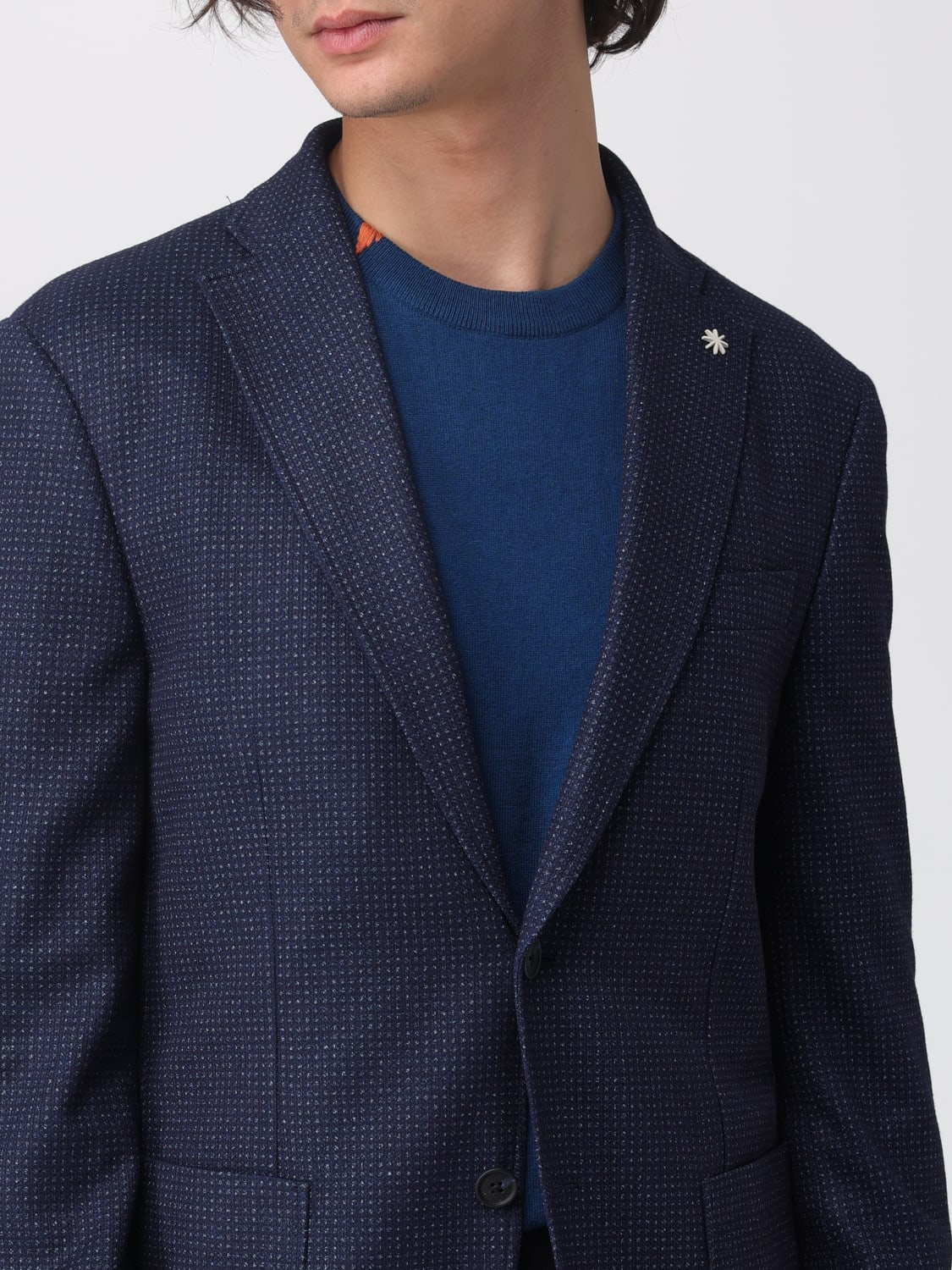 MANUEL RITZ JACKET: Jacket men Manuel Ritz, Multicolor - Img 4