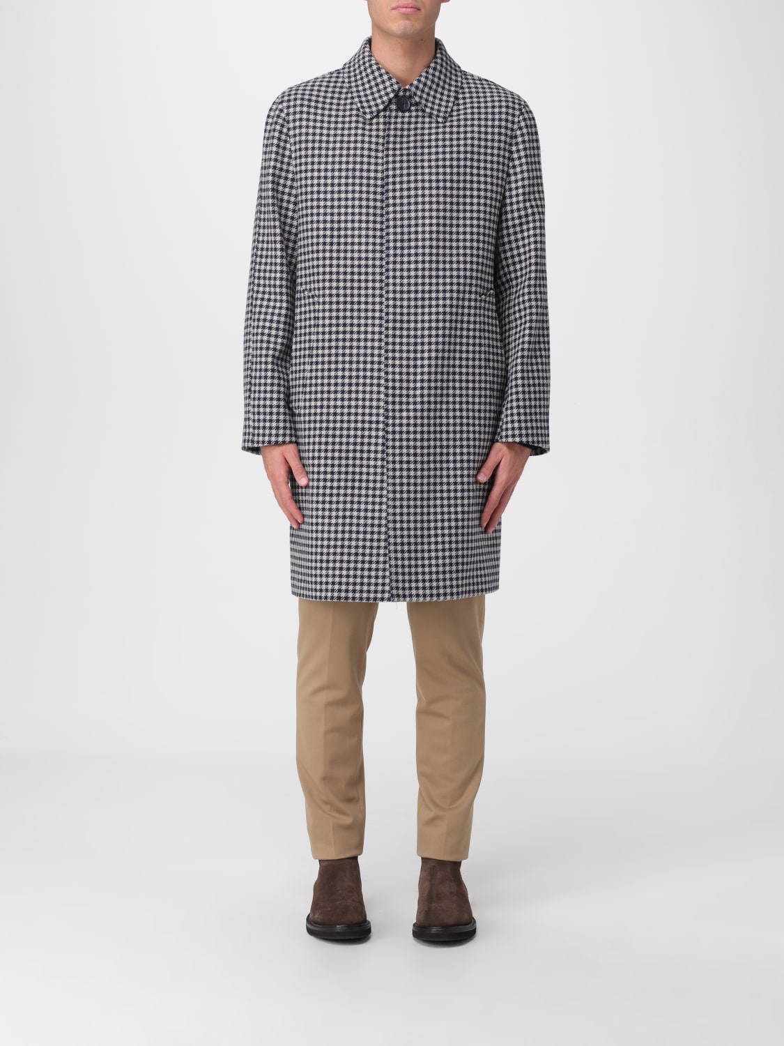 MANUEL RITZ COAT: Coat men Manuel Ritz, Multicolor - Img 1