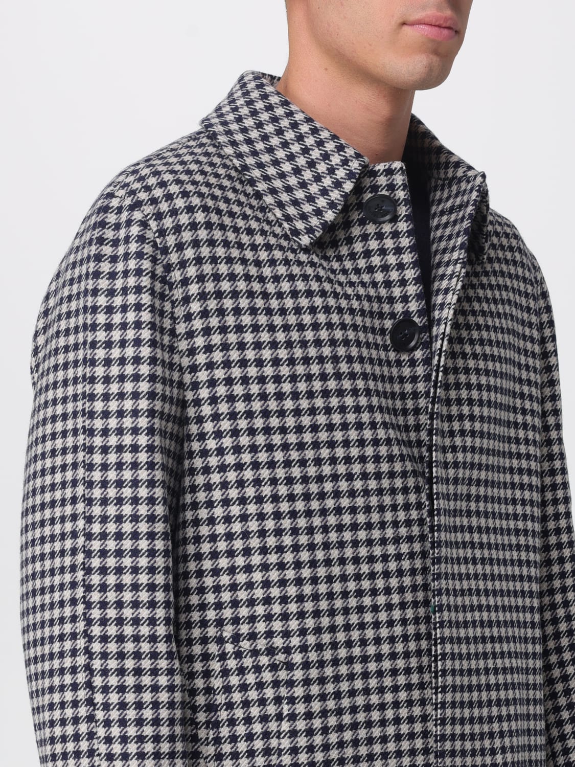 MANUEL RITZ COAT: Coat men Manuel Ritz, Multicolor - Img 4