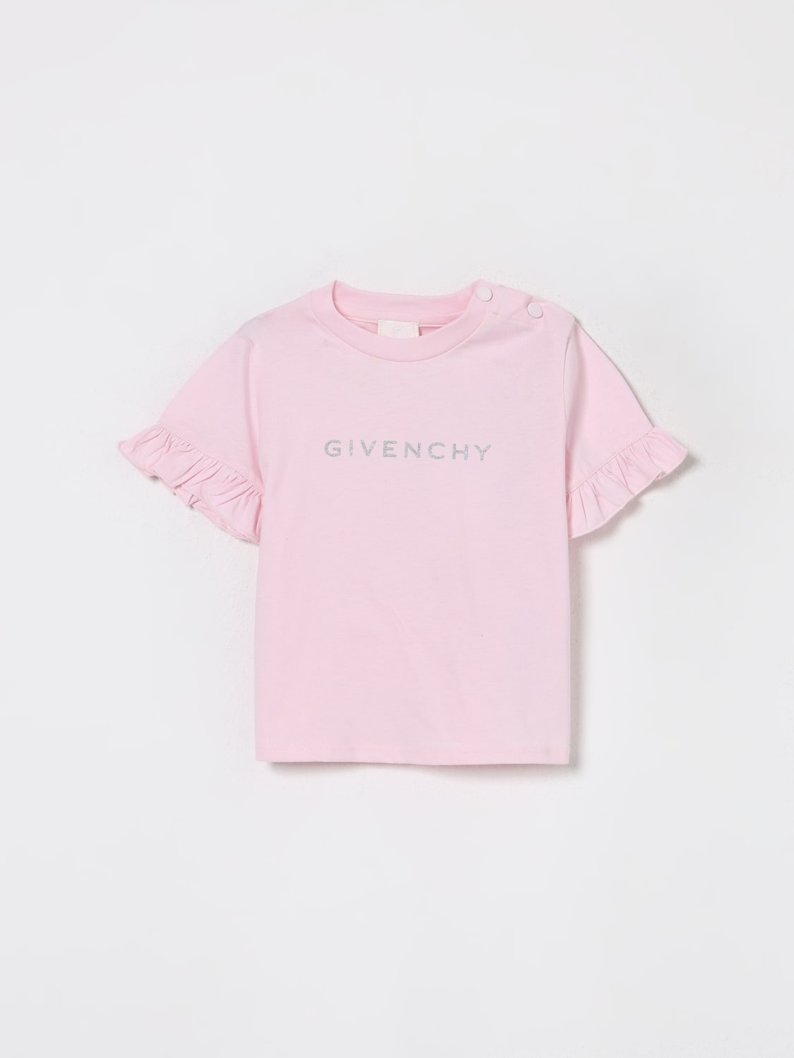 GIVENCHY T-SHIRT: T-shirt kids Givenchy, Pink - Img 1