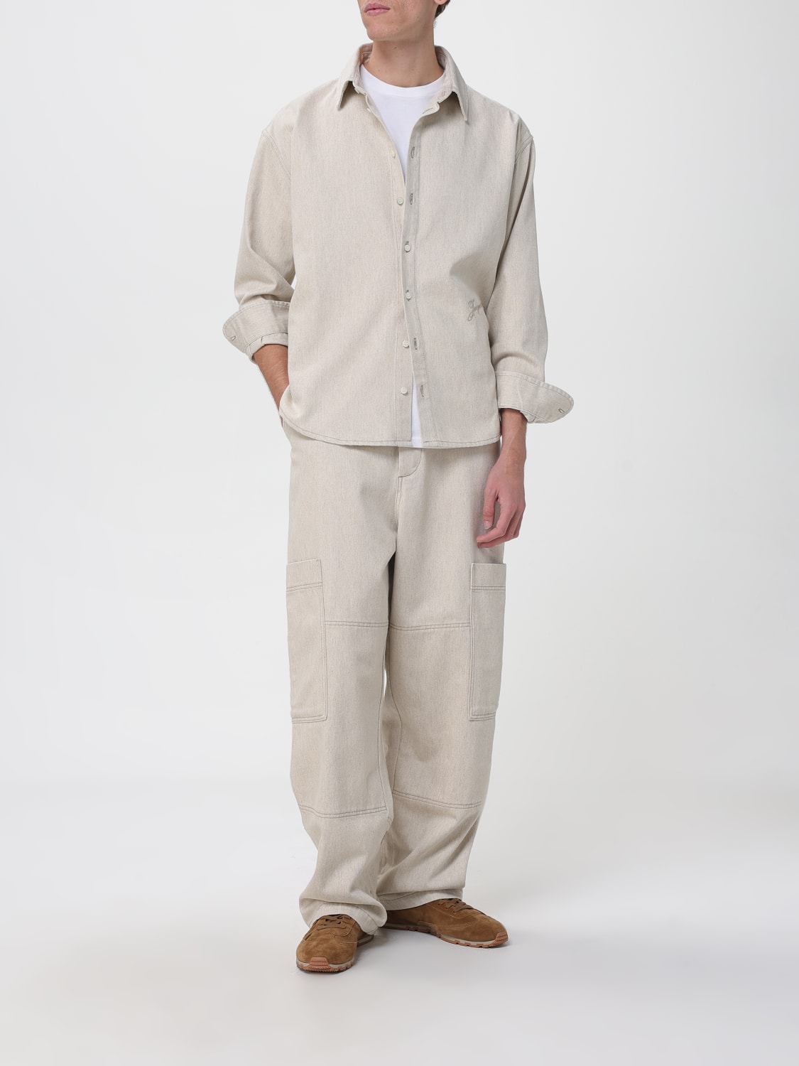 JACQUEMUS SHIRT: Shirt men Jacquemus, Beige - Img 2