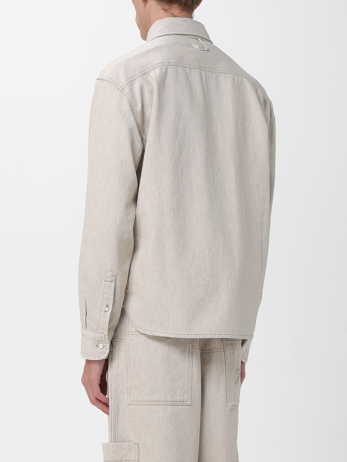 JACQUEMUS SHIRT: Shirt men Jacquemus, Beige - Img 3