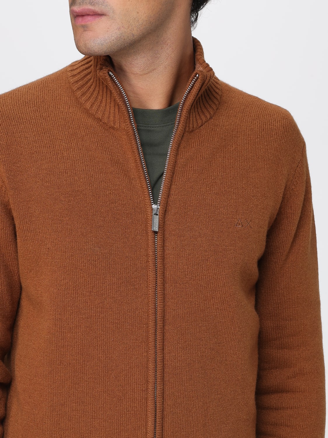 SUN68 SWEATER: Sweatshirt men SUN68, Brown - Img 4