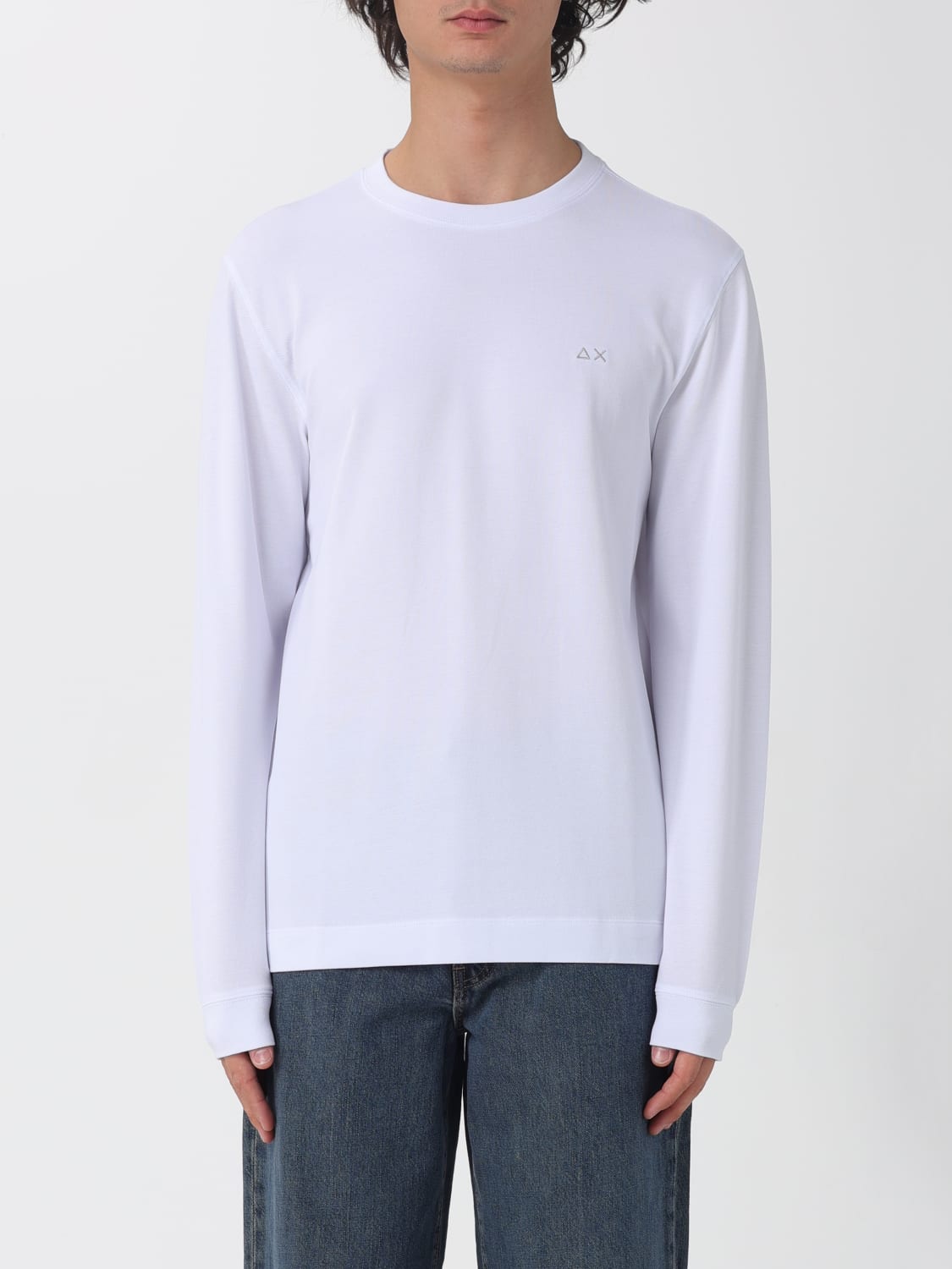 SUN68 SWEATER: T-shirt men SUN68, White - Img 1