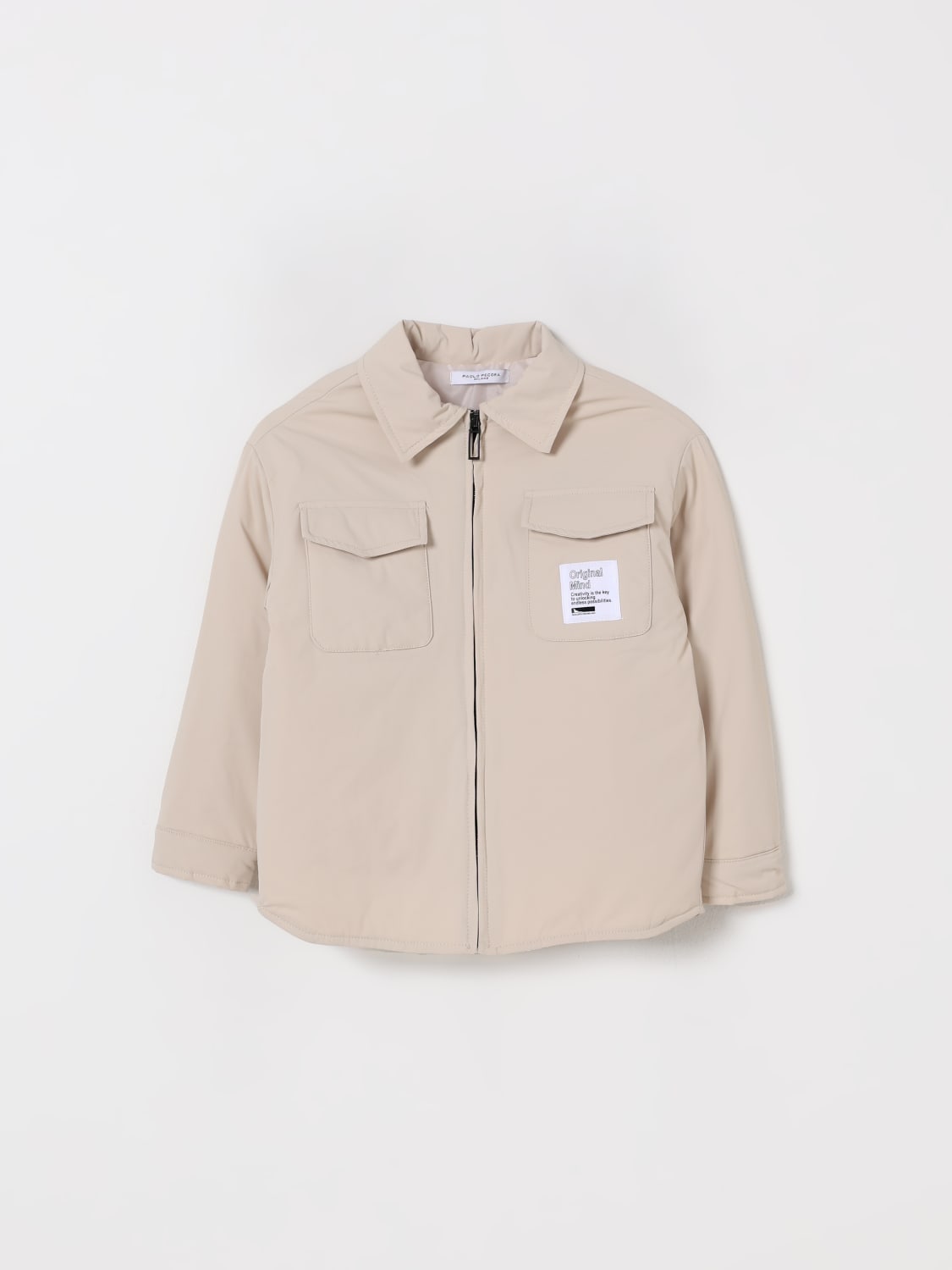 PAOLO PECORA JACKET: Jacket kids Paolo Pecora, Butter - Img 1