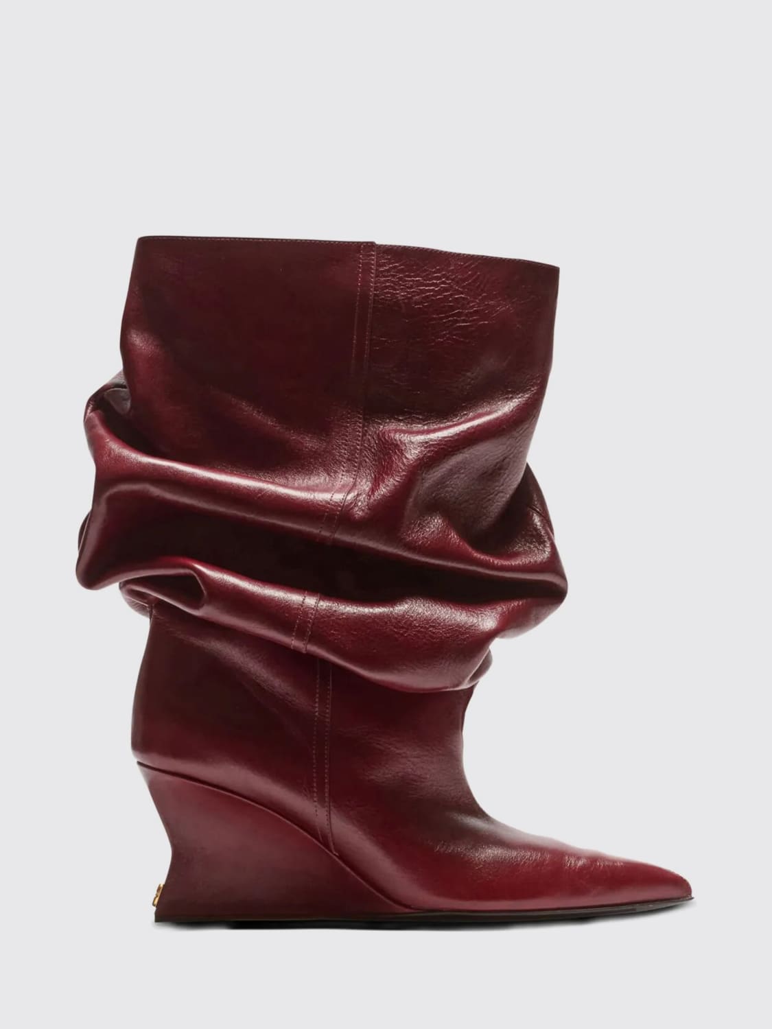 BALMAIN BOOTS: Shoes woman Balmain, Burgundy - Img 1