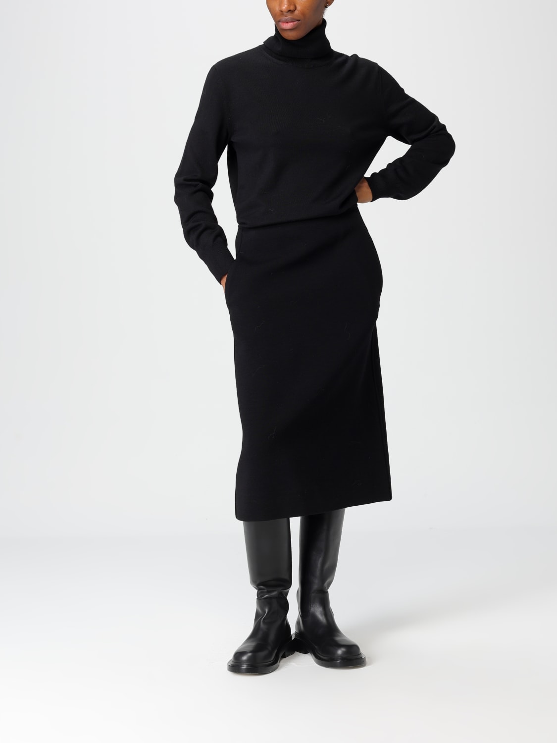 JIL SANDER FALDA: Falda mujer Jil Sander, Negro - Img 2