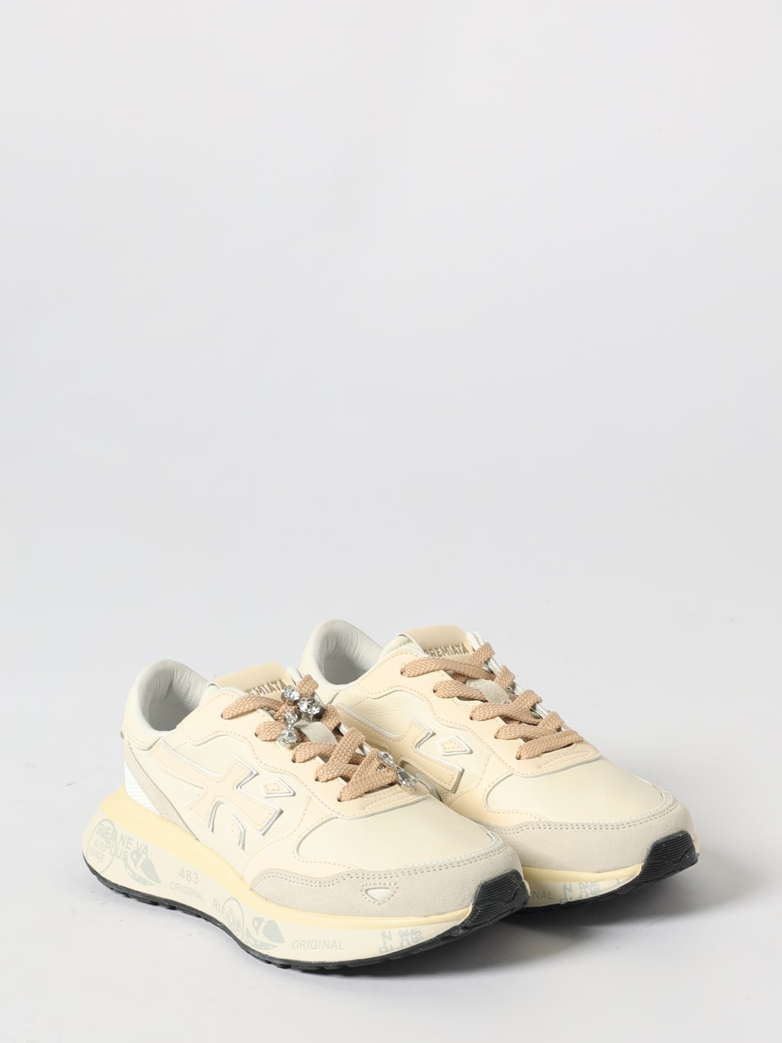 PREMIATA ZAPATILLAS: Zapatillas mujer Premiata, Beige - Img 2