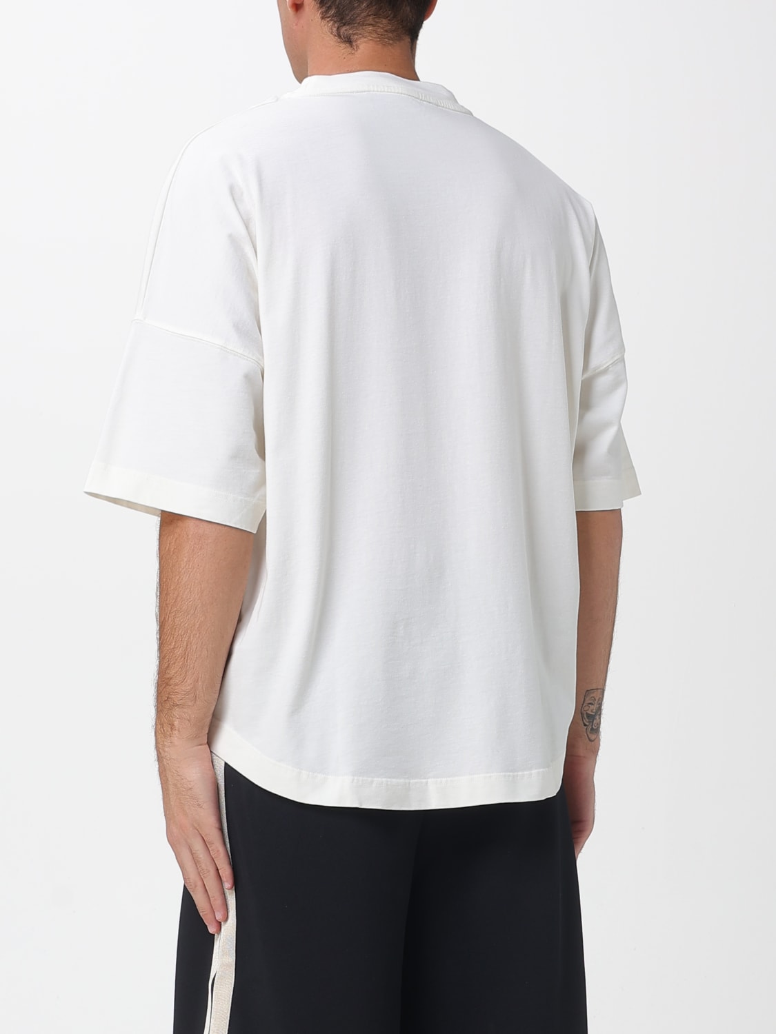 PALM ANGELS T-SHIRT: T-shirt in cotone Teddy Palm Angels, Bianco - Img 2