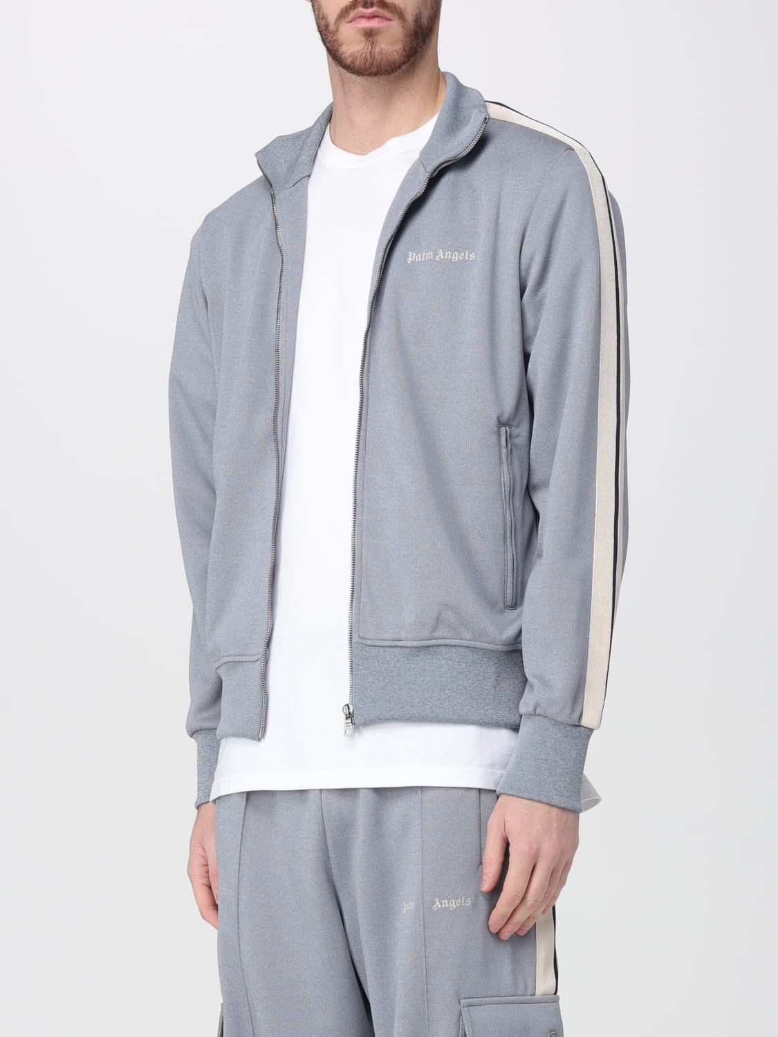 PALM ANGELS SWEATSHIRT: Sweatshirt men Palm Angels, Grey - Img 4