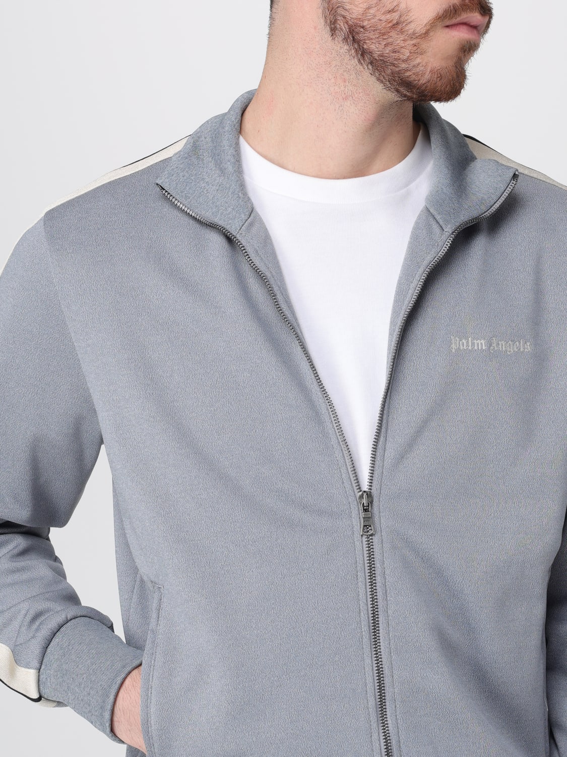 PALM ANGELS SWEATSHIRT: Sweatshirt men Palm Angels, Grey - Img 5