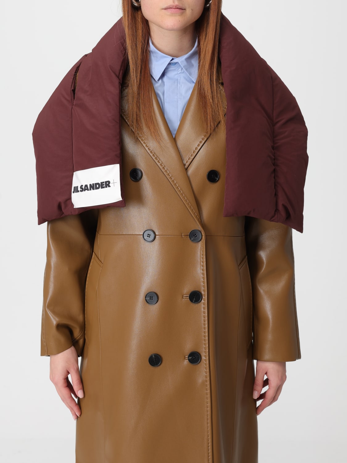 JIL SANDER SCIARPA: Sciarpa Jil Sander in nylon imbottito , Nero - Img 2