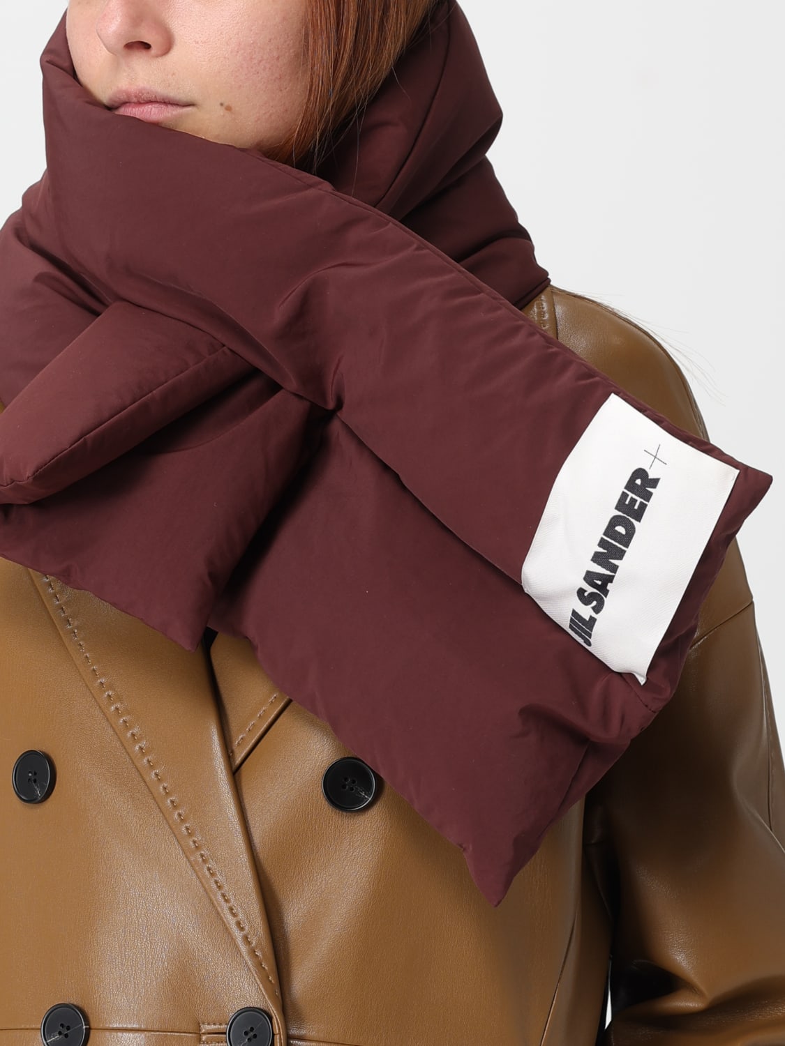 JIL SANDER SCIARPA: Sciarpa Jil Sander in nylon imbottito , Nero - Img 4