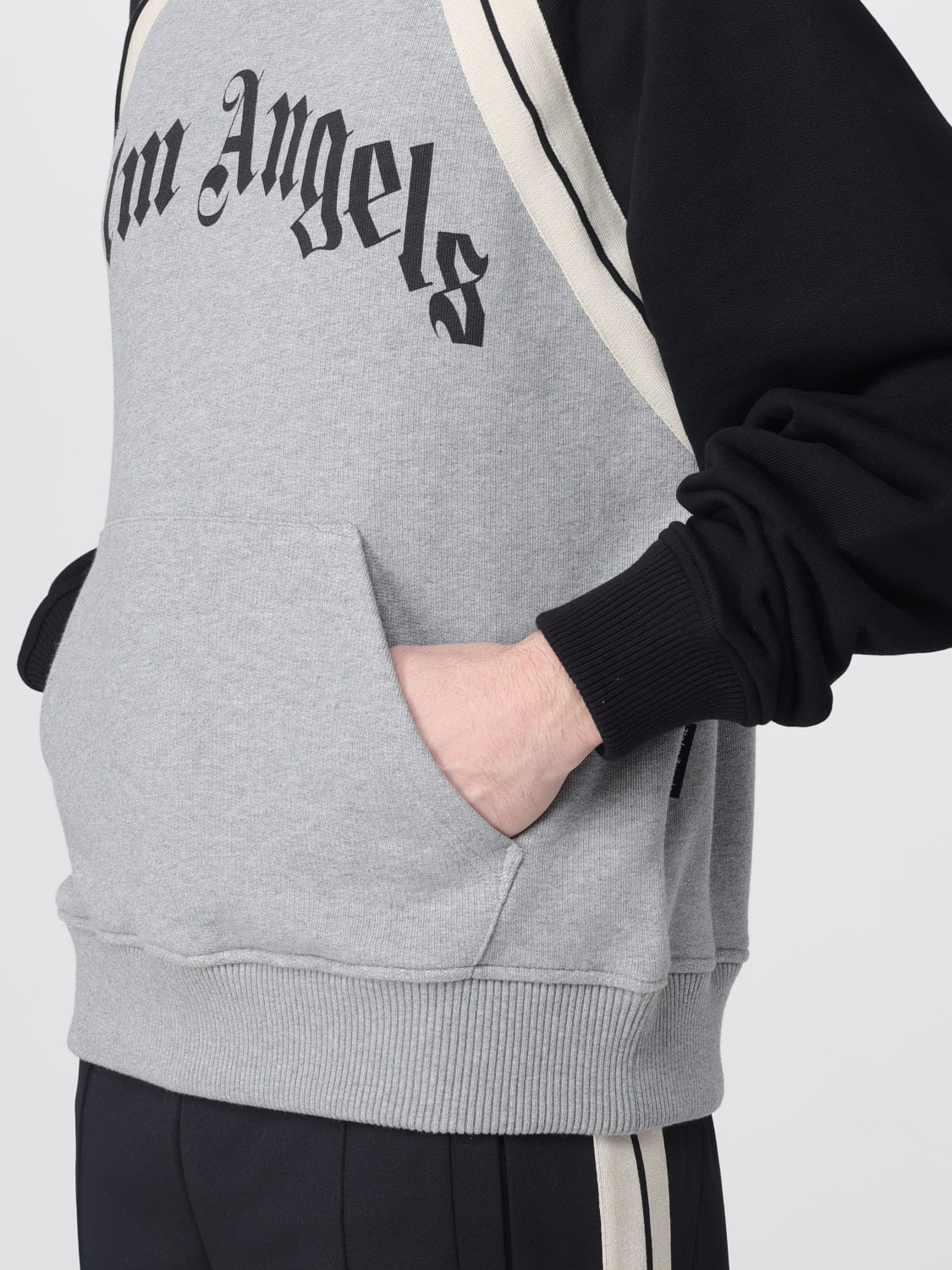 PALM ANGELS SWEATSHIRT: Sweatshirt homme Palm Angels, Gris - Img 3