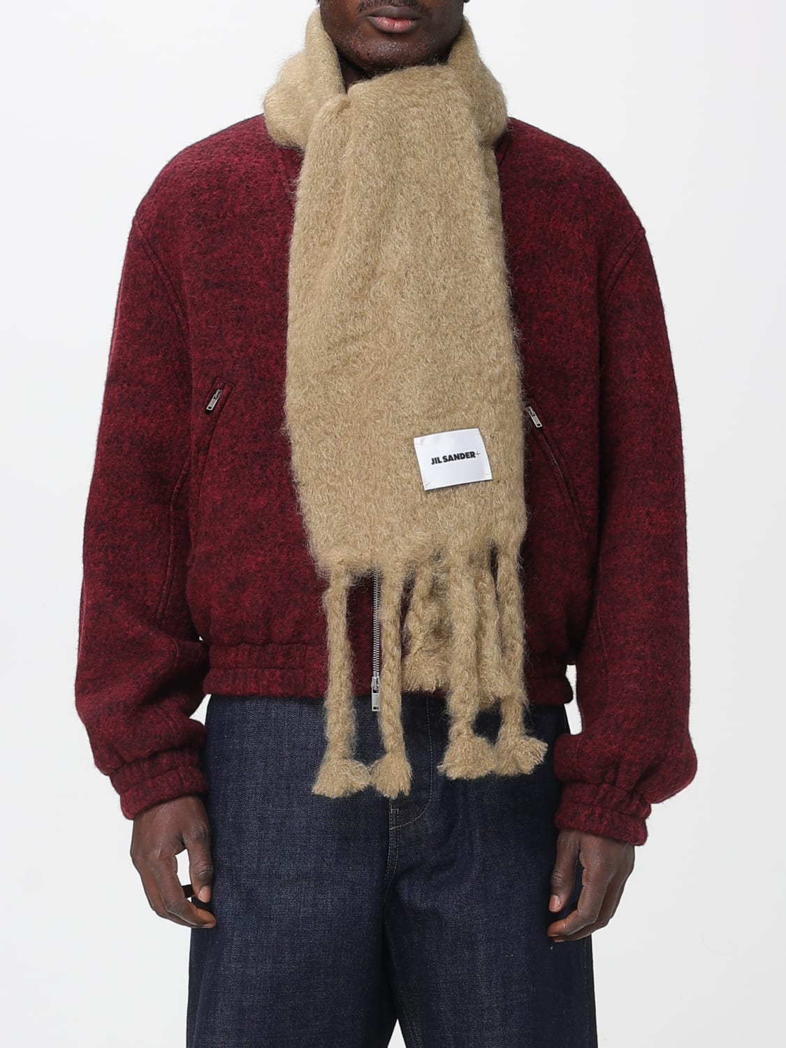 JIL SANDER SCARF: Scarf men Jil Sander, Black - Img 2