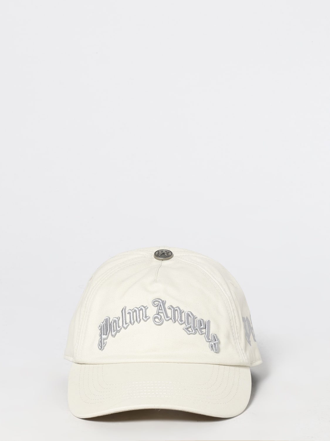 PALM ANGELS HAT: Hat men Palm Angels, White - Img 2