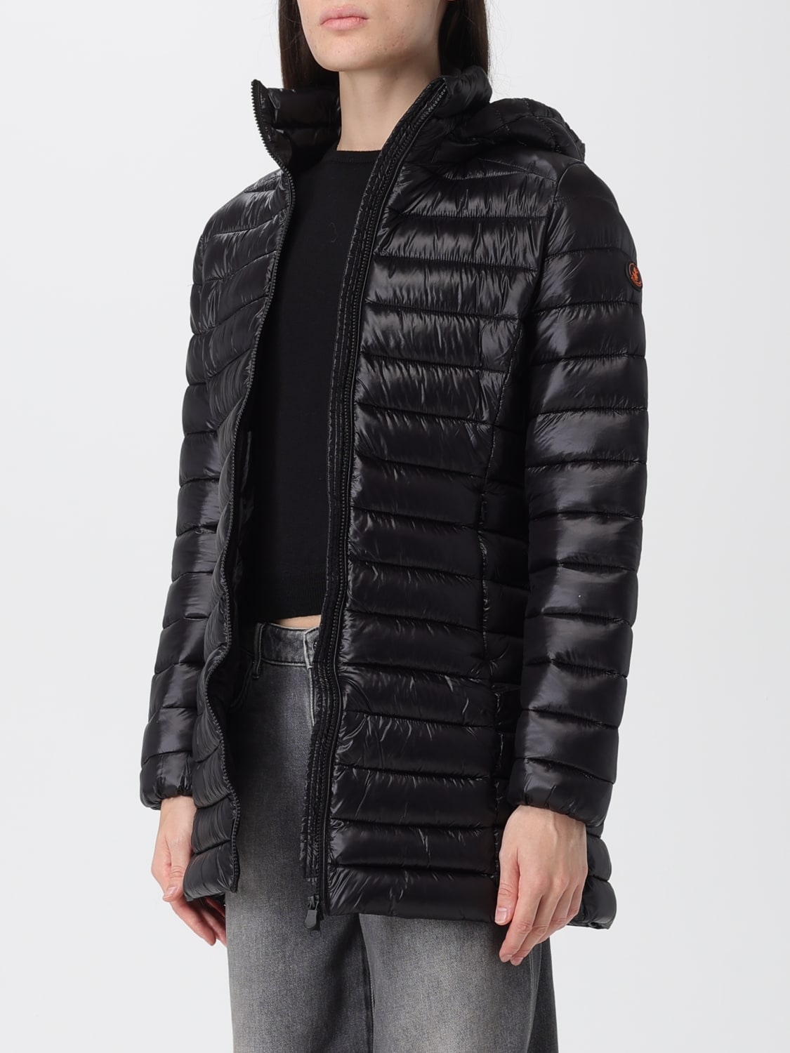 SAVE THE DUCK CHAQUETA: Abrigo mujer Save The Duck, Negro - Img 3