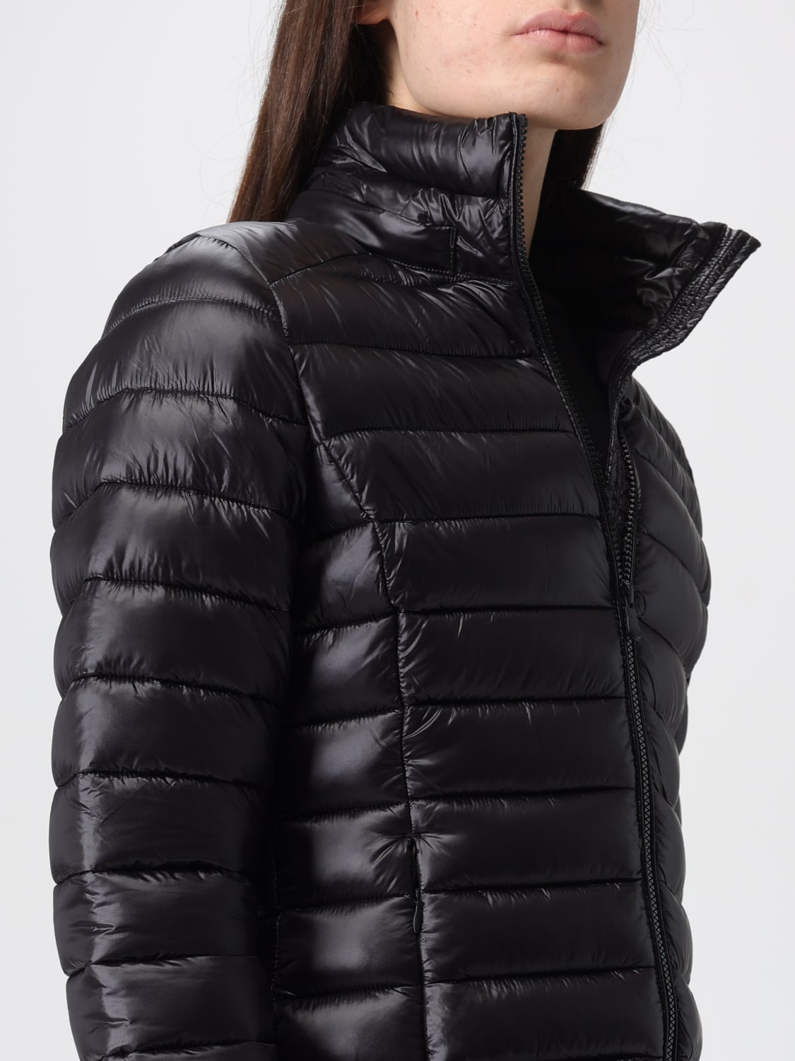 SAVE THE DUCK CHAQUETA: Abrigo mujer Save The Duck, Negro - Img 4