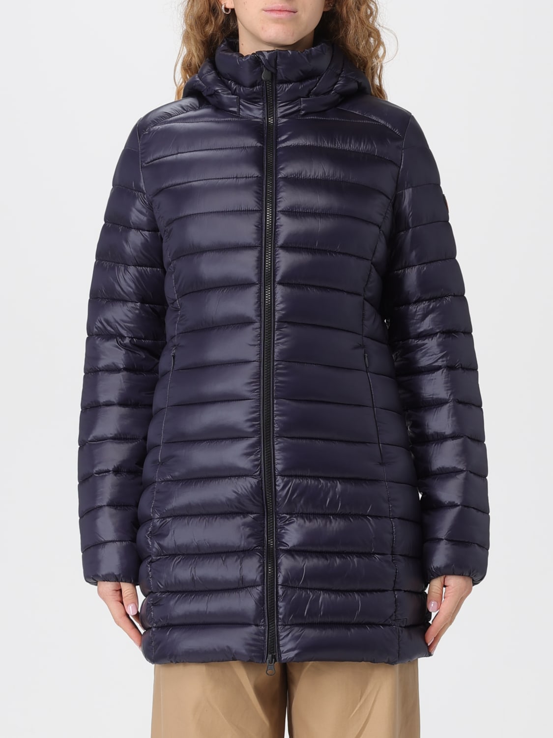 SAVE THE DUCK JACKET: Coat woman Save The Duck, Blue - Img 1