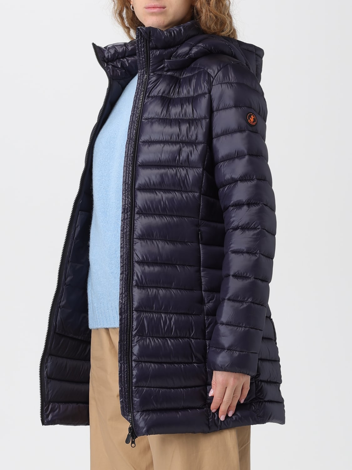 SAVE THE DUCK JACKET: Coat woman Save The Duck, Blue - Img 3