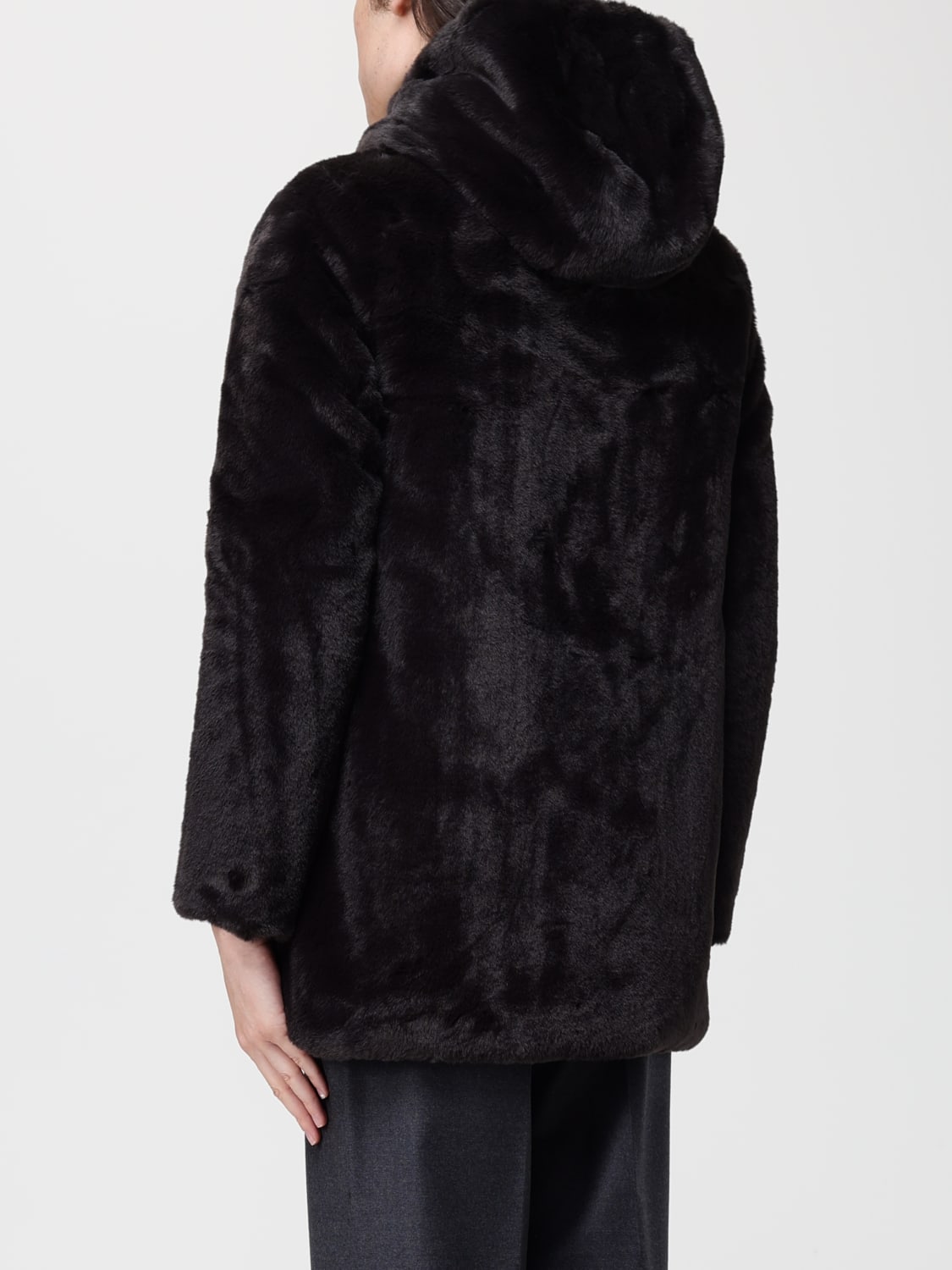 SAVE THE DUCK FOURRURE: Manteau femme Save The Duck, Marron - Img 2