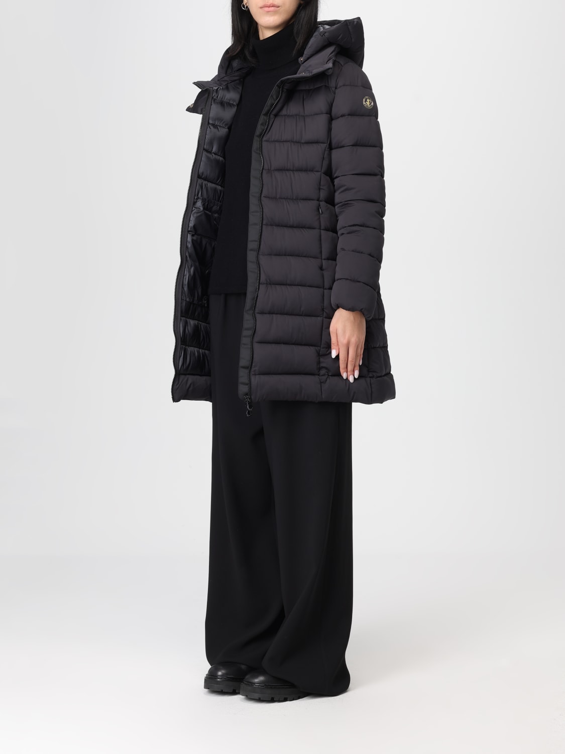 SAVE THE DUCK CHAQUETA: Abrigo mujer Save The Duck, Negro - Img 3