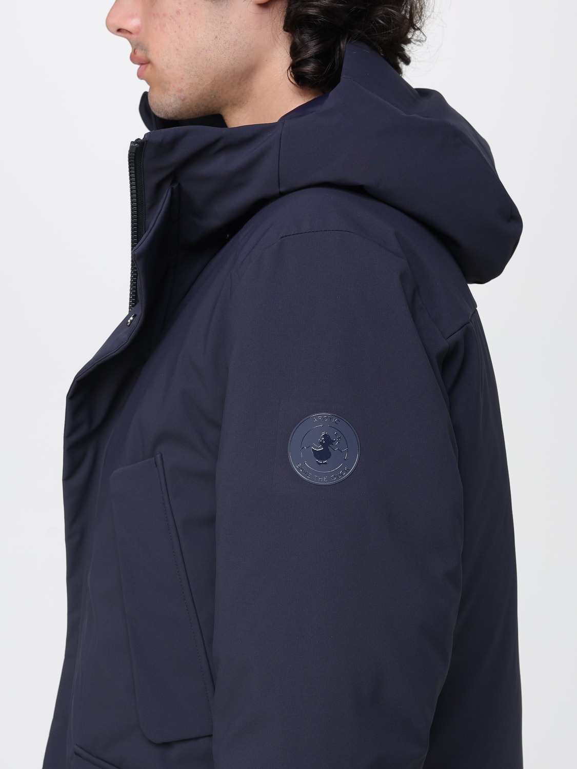 SAVE THE DUCK COAT: Coat men Save The Duck, Blue - Img 4