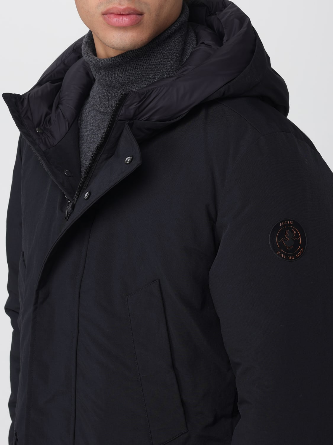 SAVE THE DUCK MANTEL: Mantel herren Save The Duck, Schwarz - Img 4