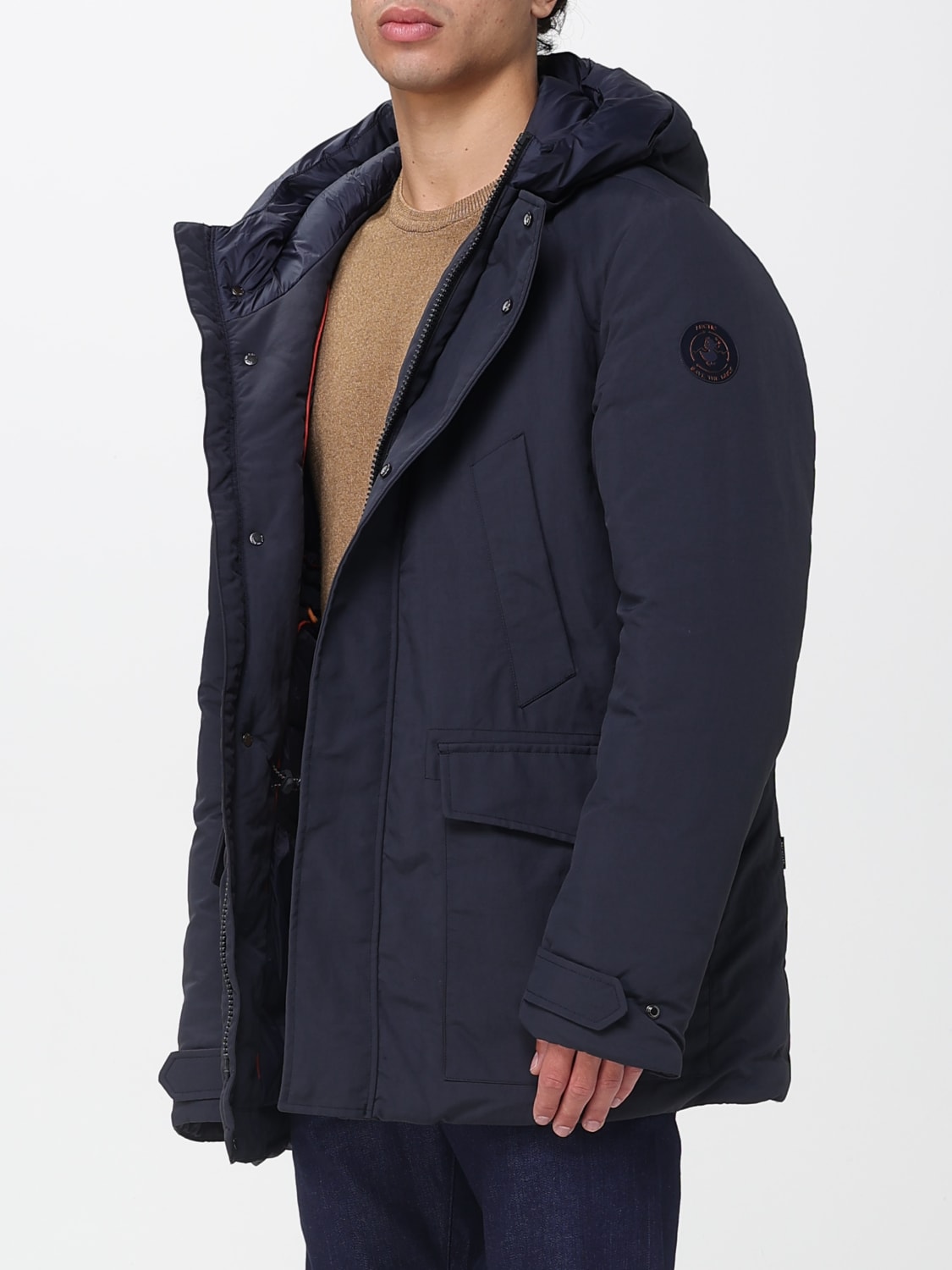 SAVE THE DUCK COAT: Coat men Save The Duck, Blue - Img 3